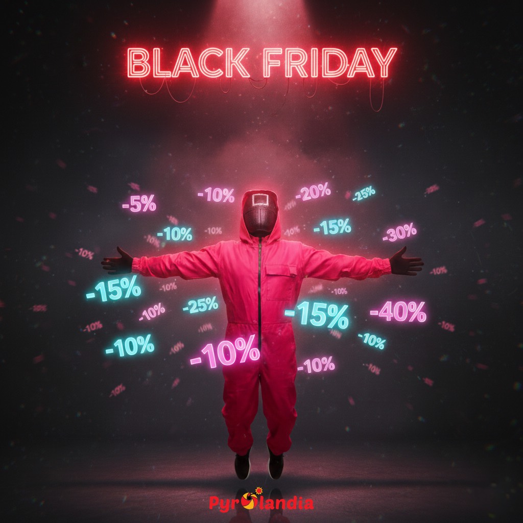 BLACK FRIDAY: Nejlepší čas nakoupit zábavnou pyrotechniku!